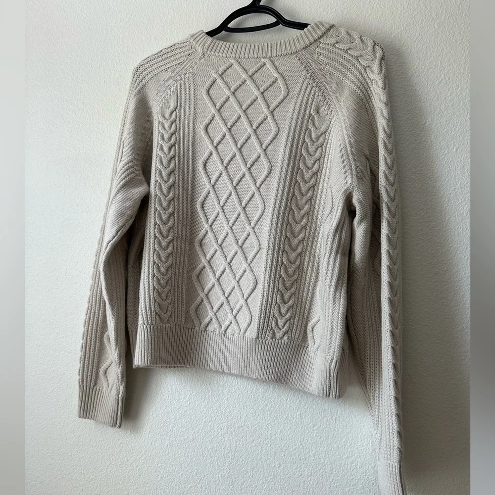 NILI LOTAN Coras Wool Cable-Knit Sweater - Picture 11 of 12
